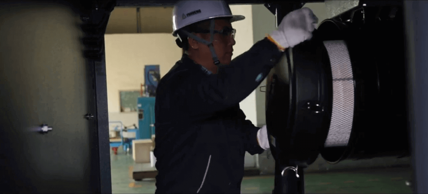 复盛 双段压缩机 之 3500小时保养 篇